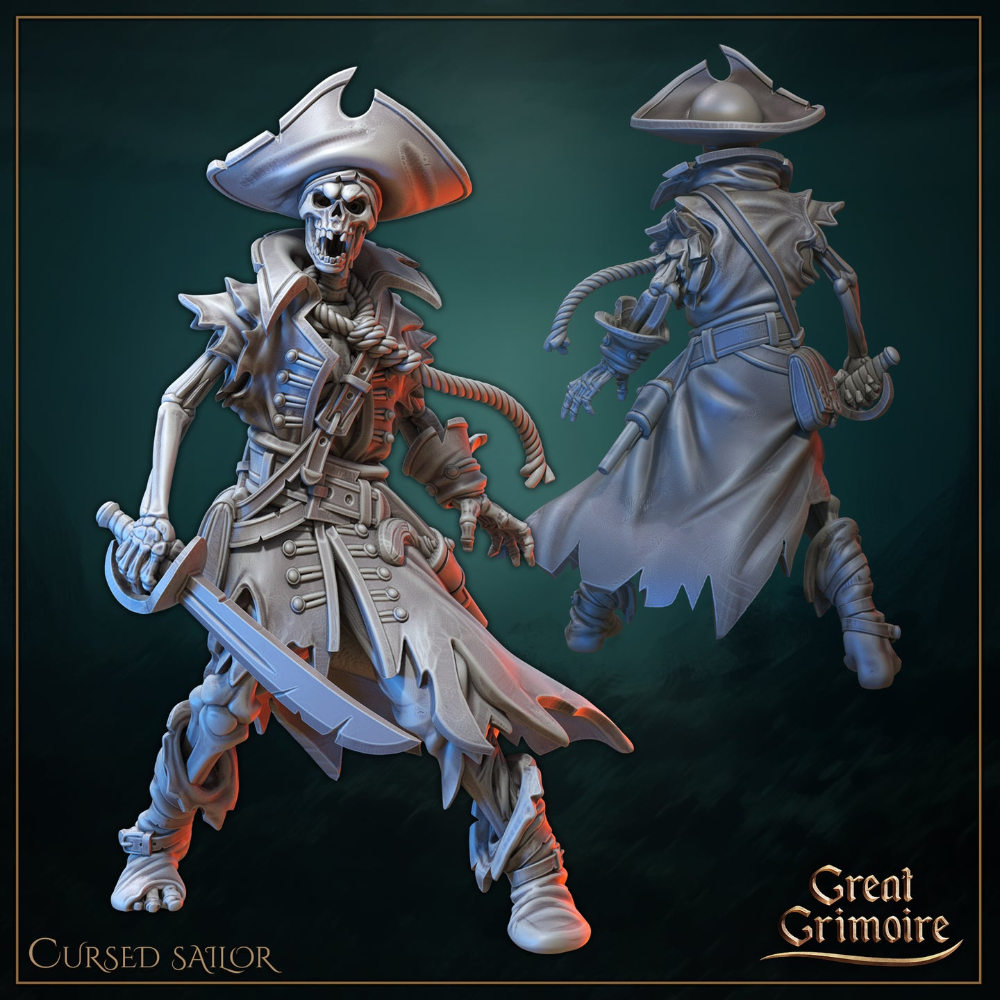 Undead Horde Pirate 02 by Great Grimoire