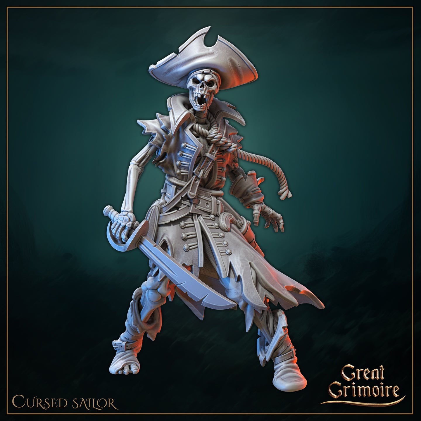 Undead Horde Pirate 02 by Great Grimoire