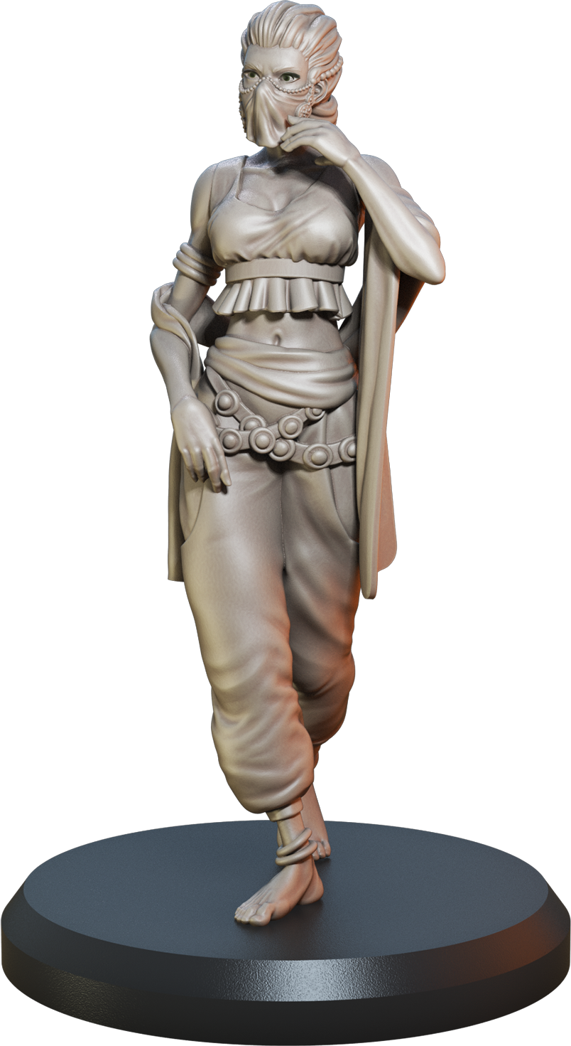 Dalia the Desert Flame by Great Grimoire