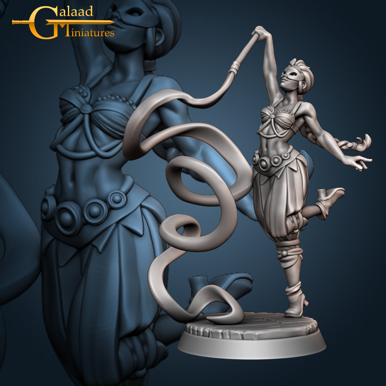 Female Dancer 02 by Galaad Miniatures