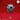 Digital render of a Death Tyrant miniature — a large fanged undead skull with six eye stalks radiating outward, suspended above a floater base, set against a vivid red background. Sculpted by Yasashii Kyojin Studio.