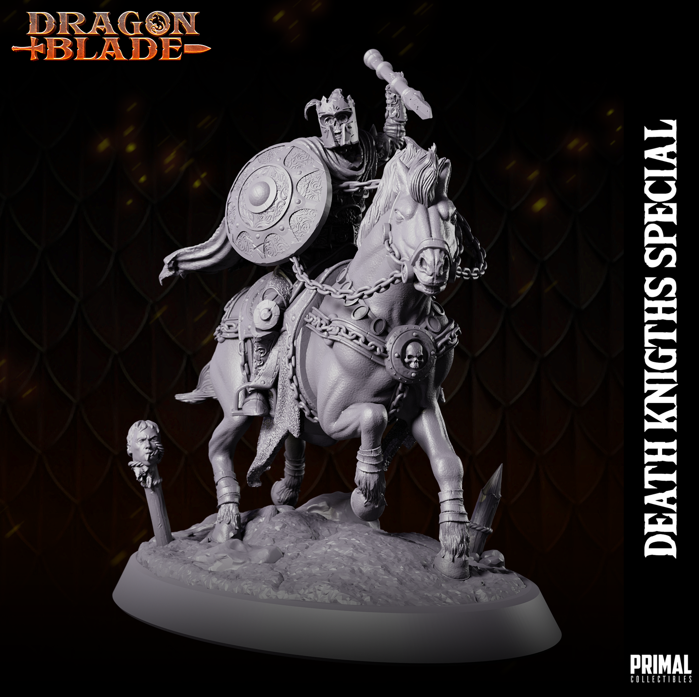 Mounted Death Knight Bundle by Primal Collectibles