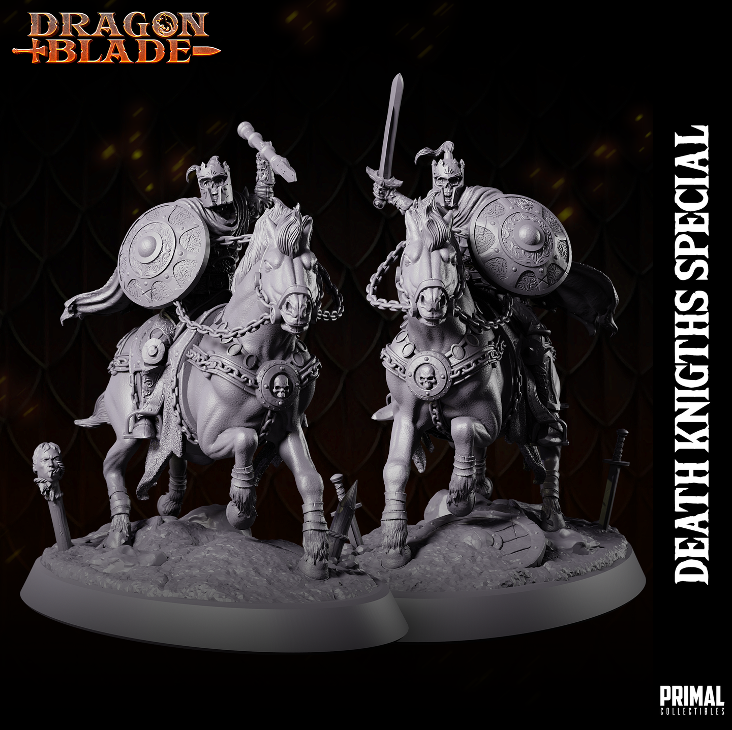 Mounted Death Knight Bundle by Primal Collectibles