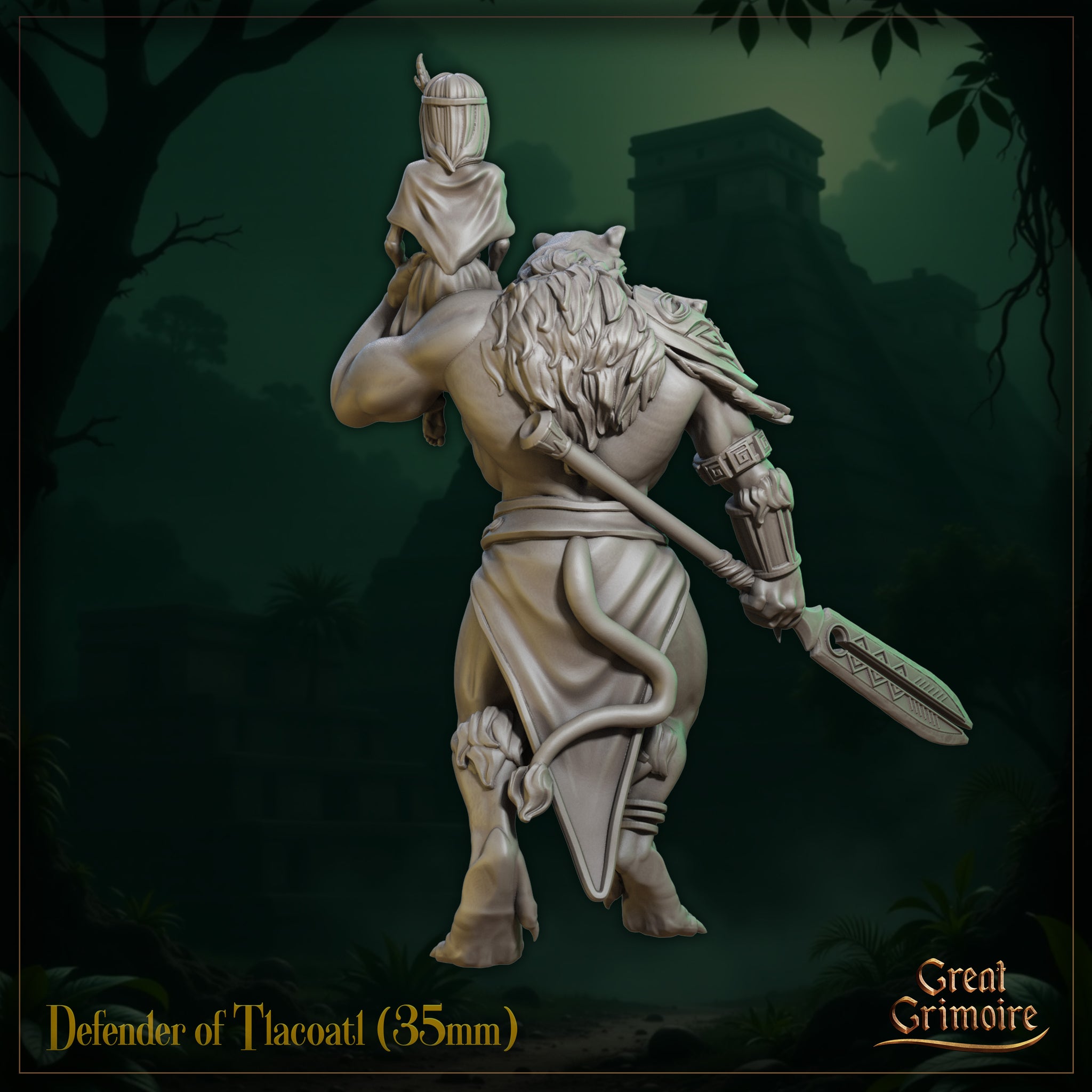 Leonin Defender of Tlacoatl by Great Grimoire