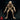 Devourer miniature by Monster Atlas — gaunt bipedal demon standing upright, arms wide, claws spread, with exposed ribs framing a screaming face set within its torso cavity.