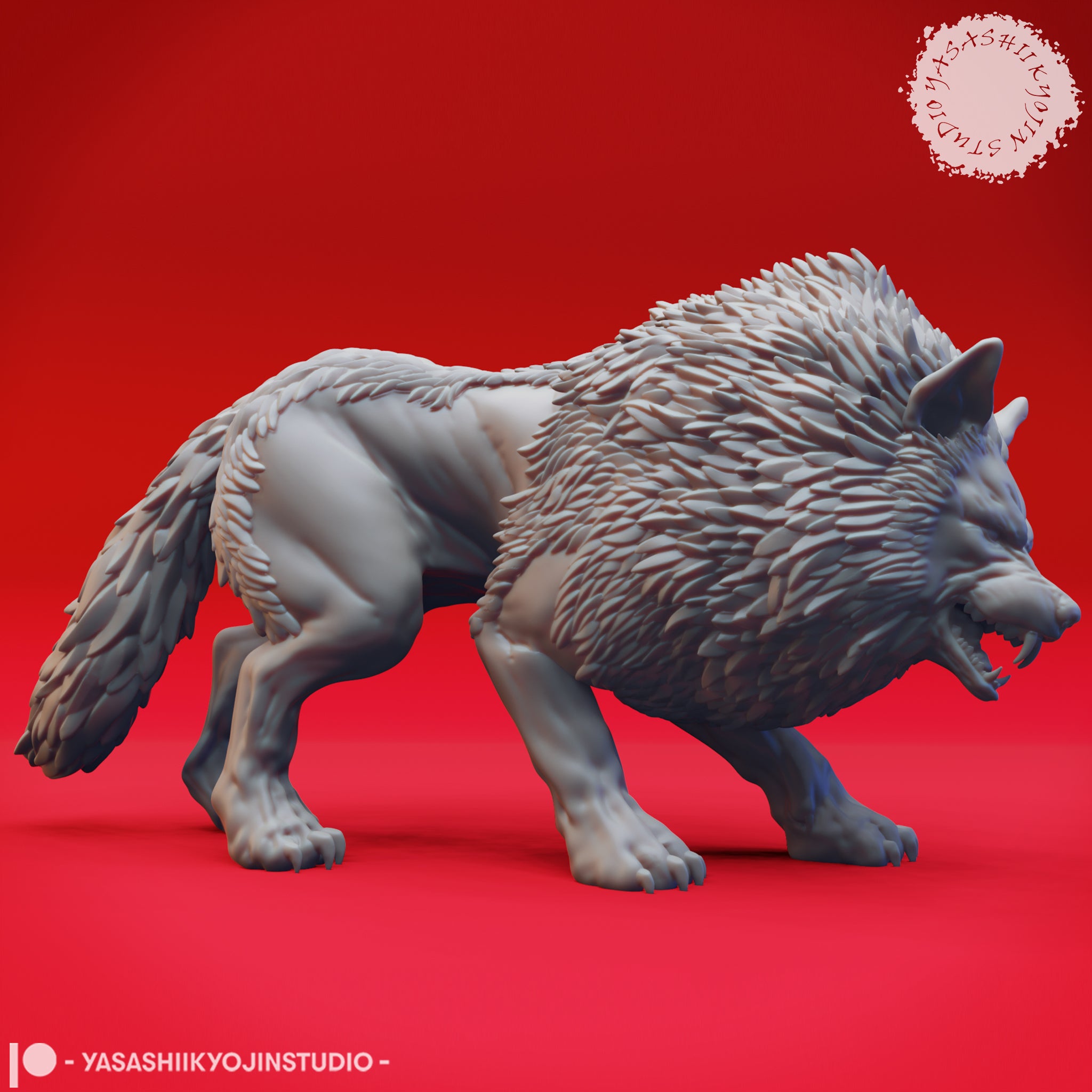 Dire Wolf 01 by Yasashii Kyojin Studios