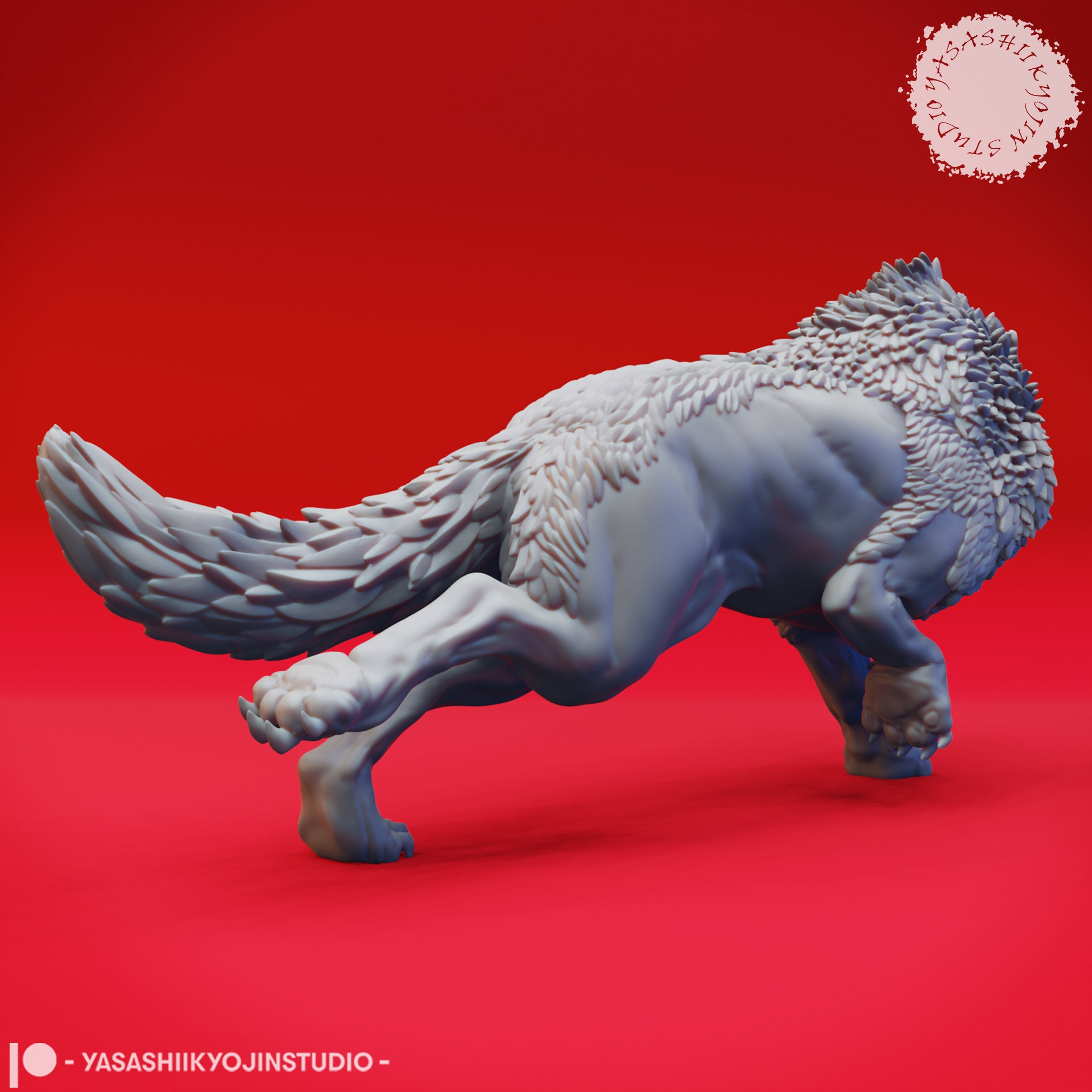 Dire Wolf 02 by Yasashii Kyojin Studios