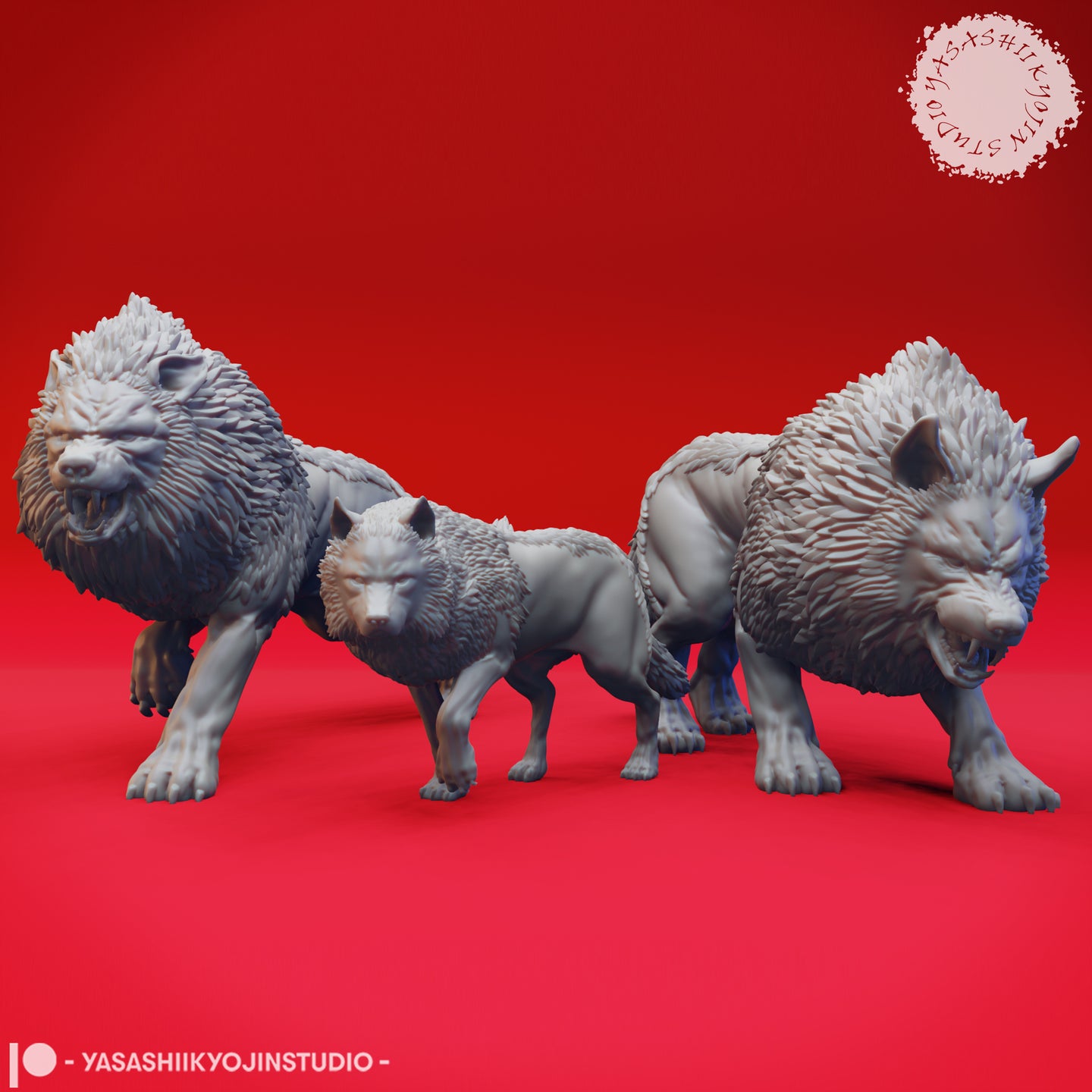 Dire Wolf Bundle by Yasashii Kyojin Studios
