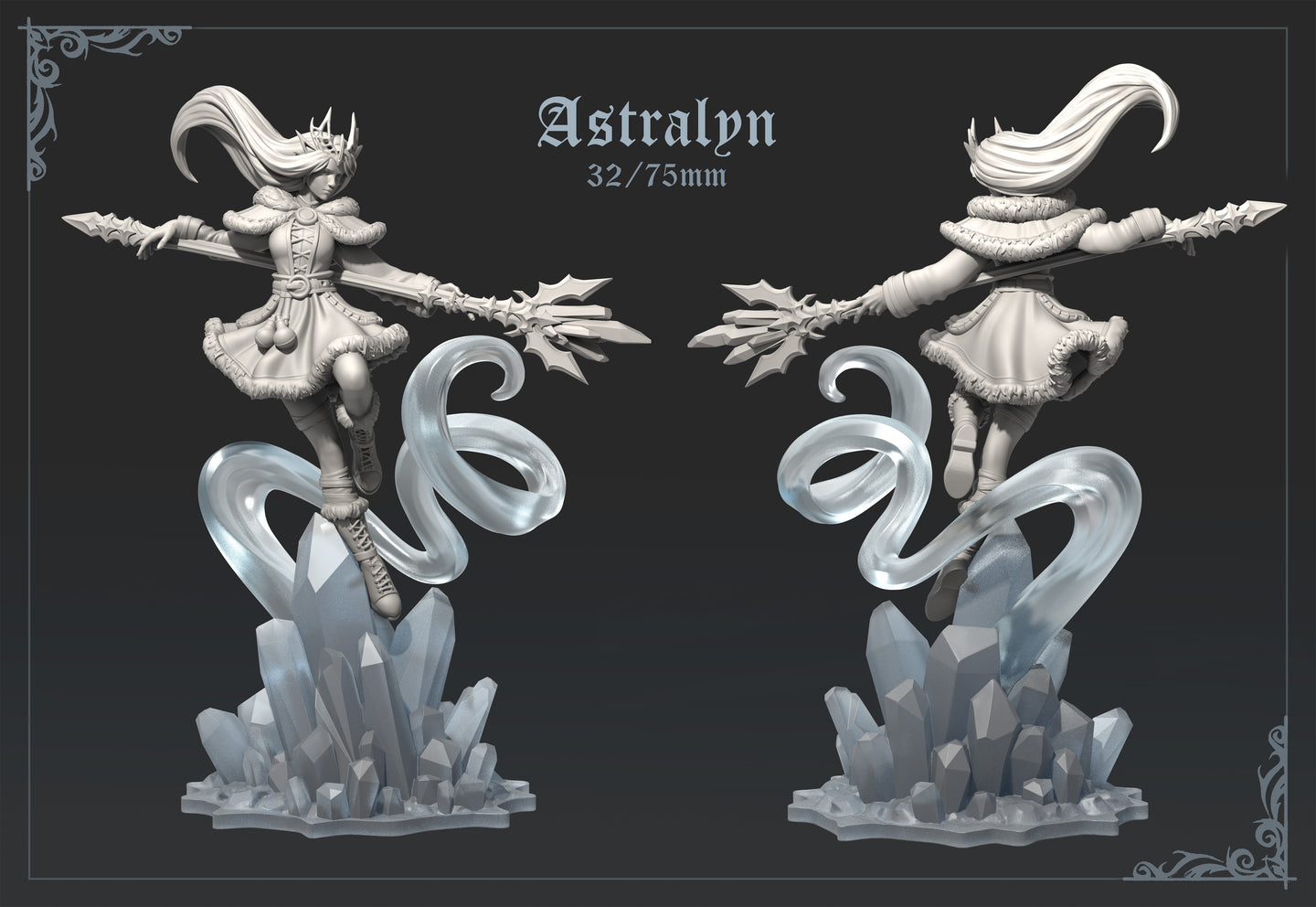 Frost Sorcerer Astralyn by Dungeons & Maidens