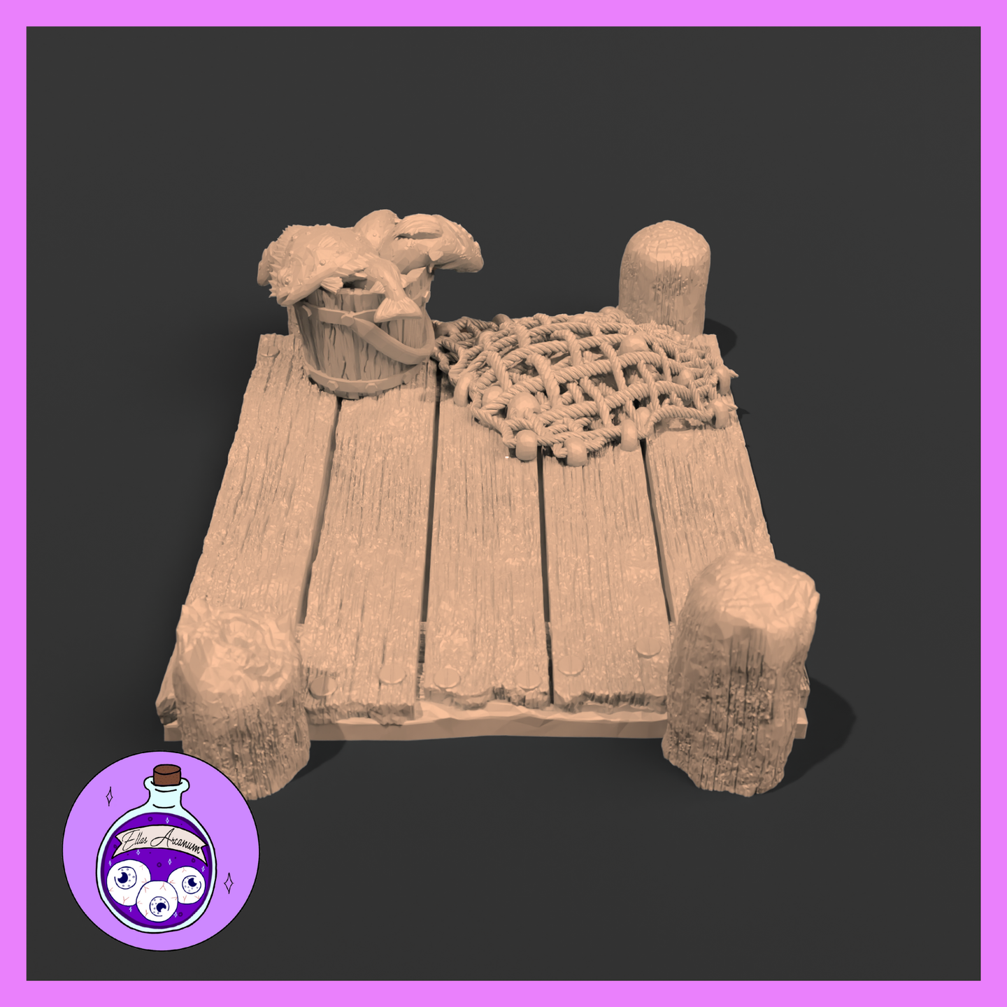 Dock 2 Fishing Nets by Ella's Arcanum