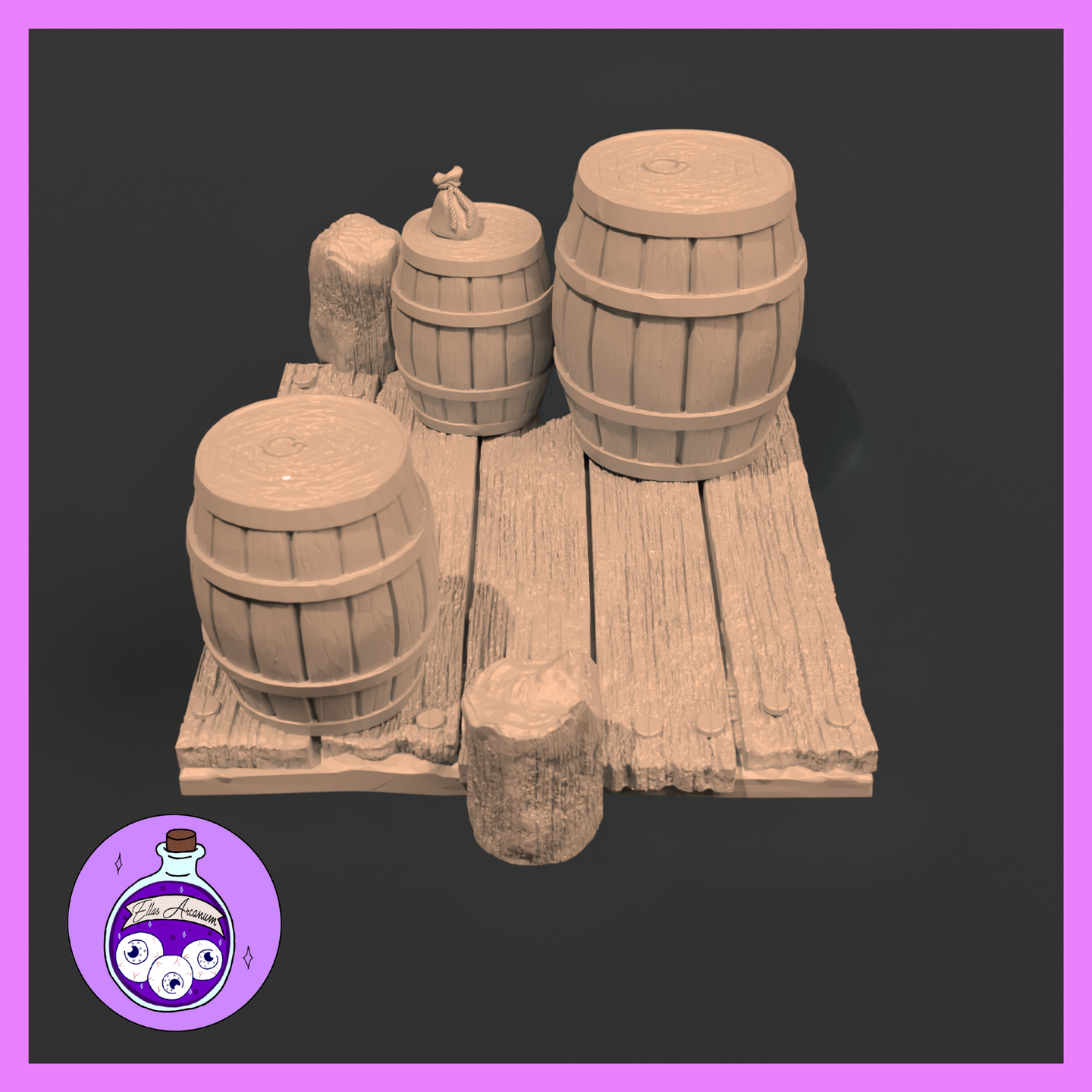 Dock 3 Barrels by Ella's Arcanum
