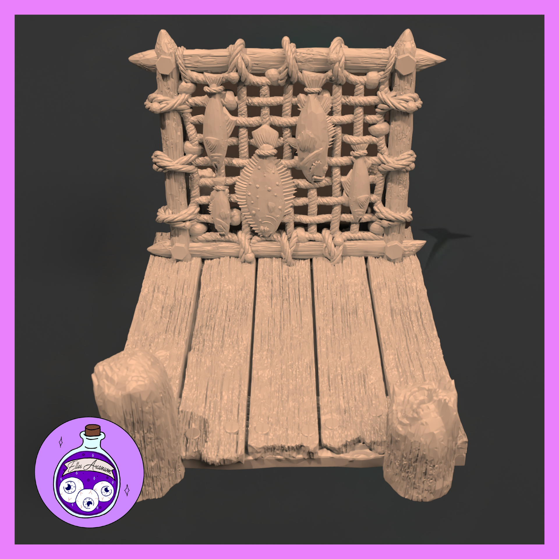 Dock 5 Fish Rack by Ella's Arcanum