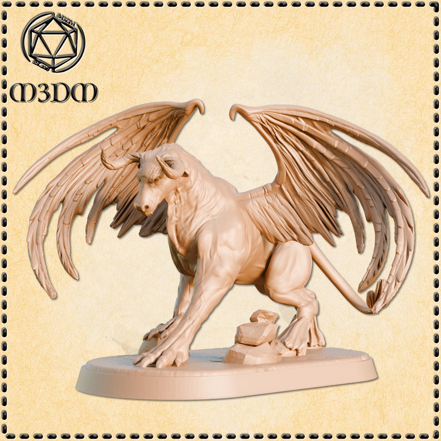 Dracotaur (Minotaur Dragon) Action by Mia Kay M3DM