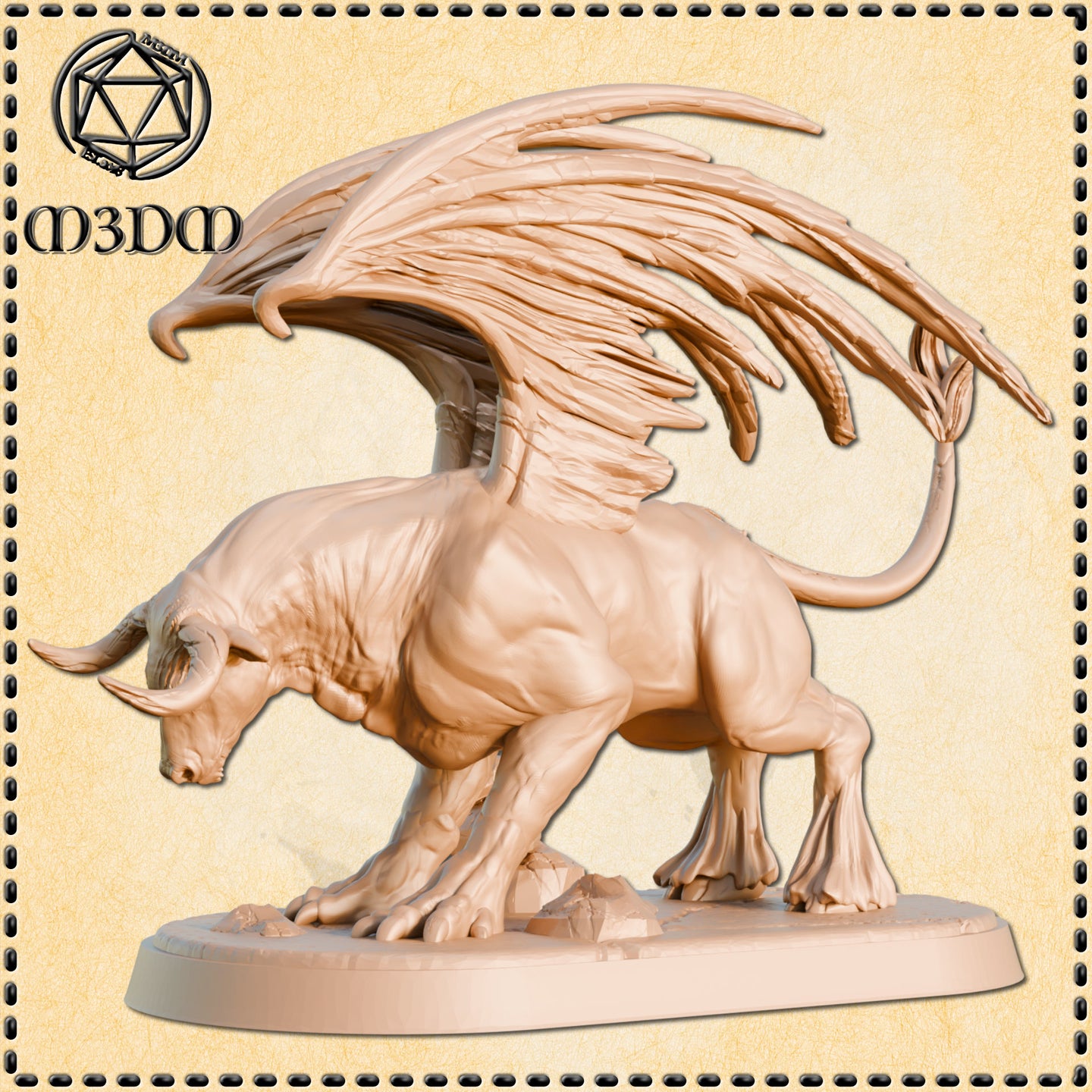 Dracotaur (Minotaur Dragon) Casual by Mia Kay M3DM
