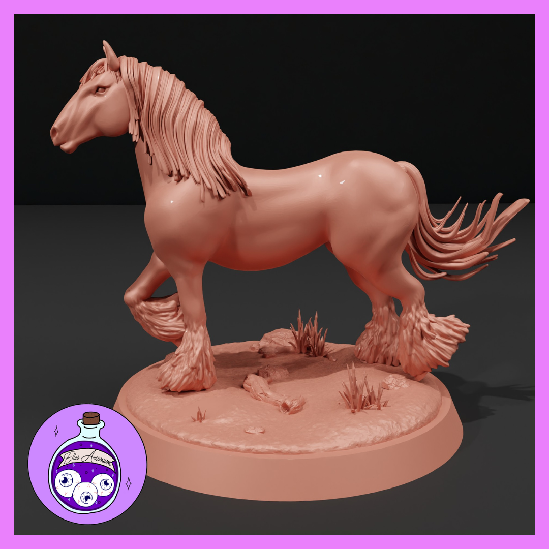 Draft Horse by Ella's Arcanum Minis
