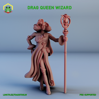 Drag Queen Wizard by The Toadstool Weaver