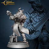 Dragonborn Bard 01 by Galaad Miniatures