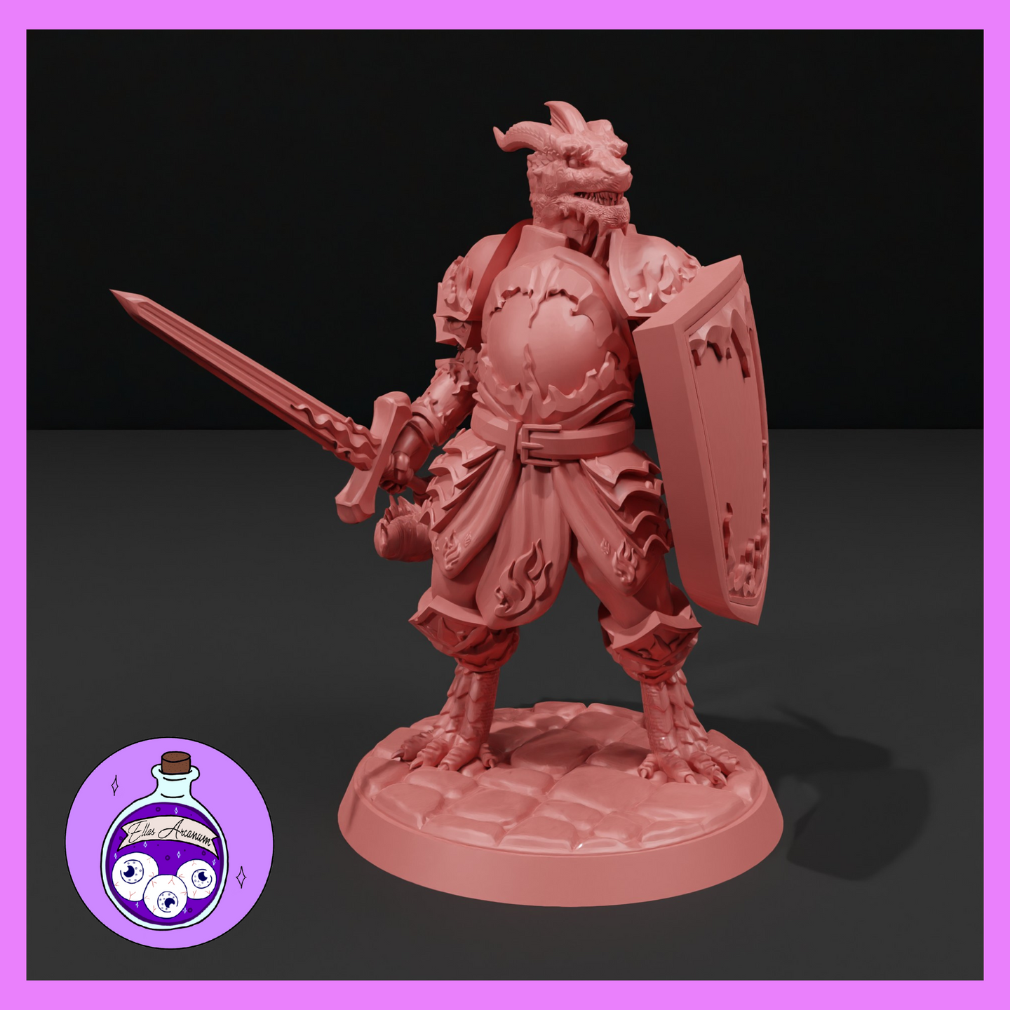 Dragonborn Paladin by Ella's Arcanum Minis