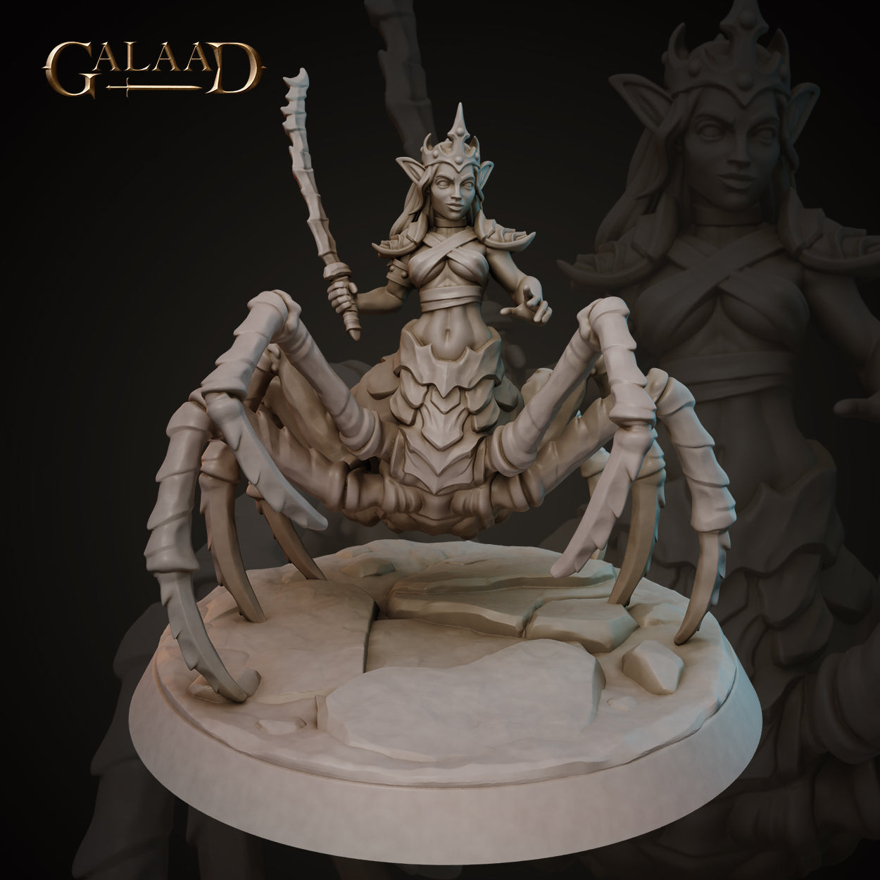 Drider 01 by Galaad Miniatures