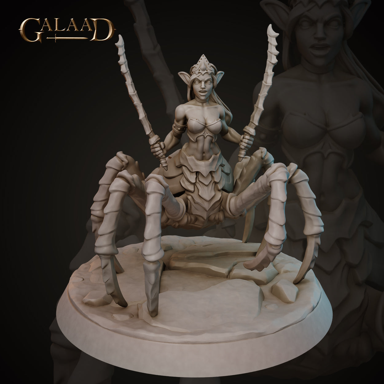 Drider 03 by Galaad Miniatures