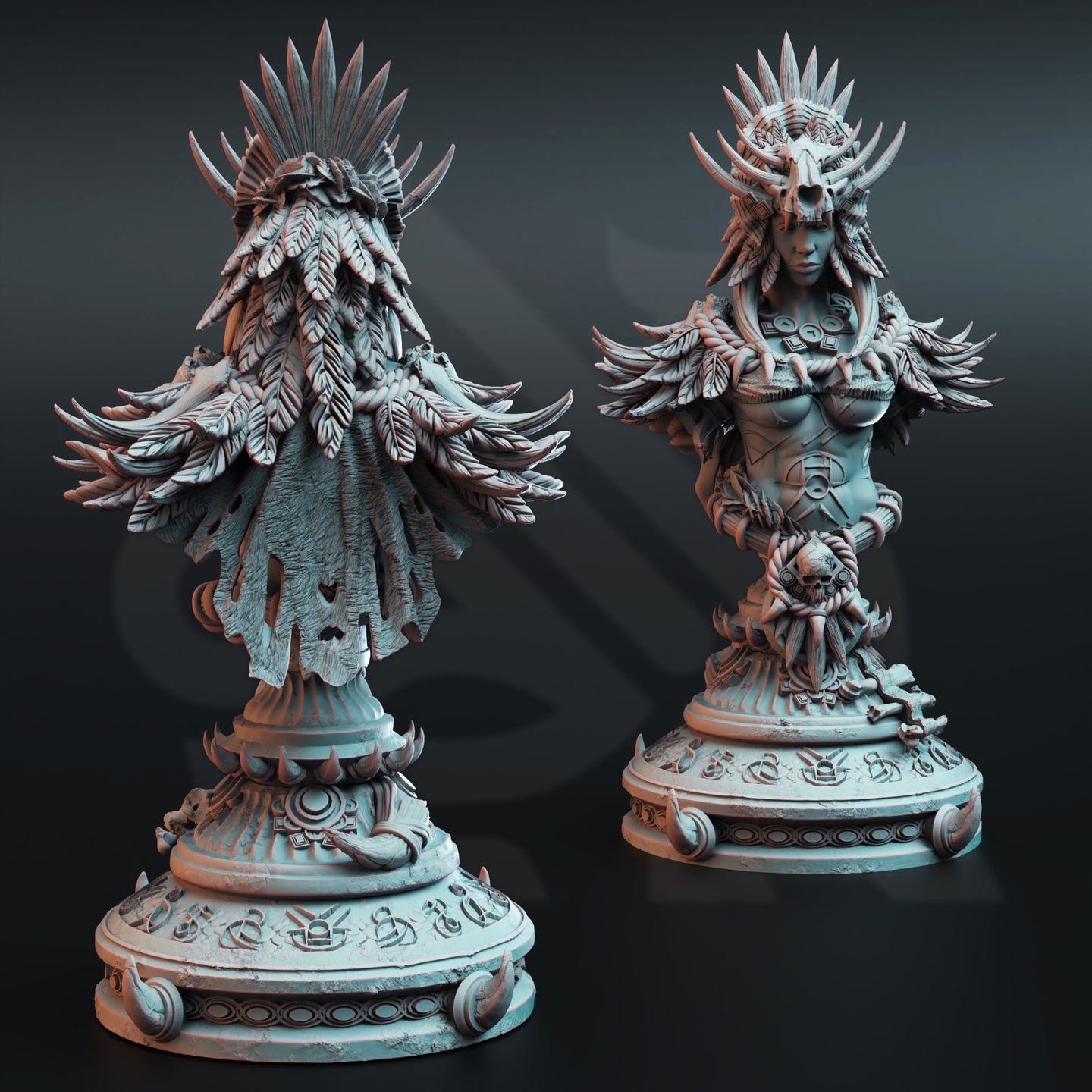 Colossal Blood Mage (Driga) Bust  by DM Stash