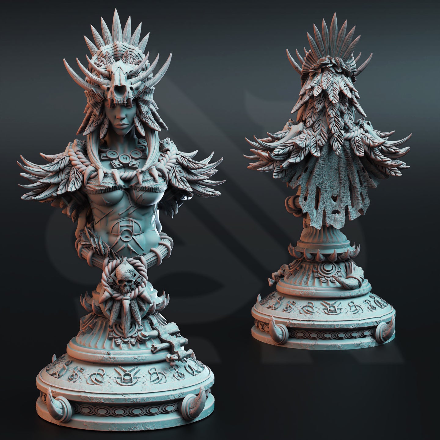 Colossal Blood Mage (Driga) Bust  by DM Stash