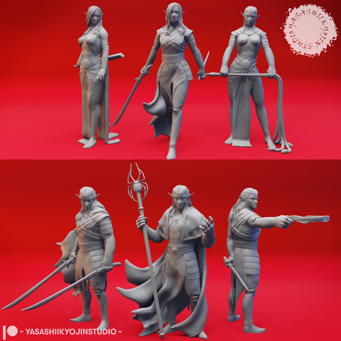 Drow Bundle by Yasashii Kyojin Studios