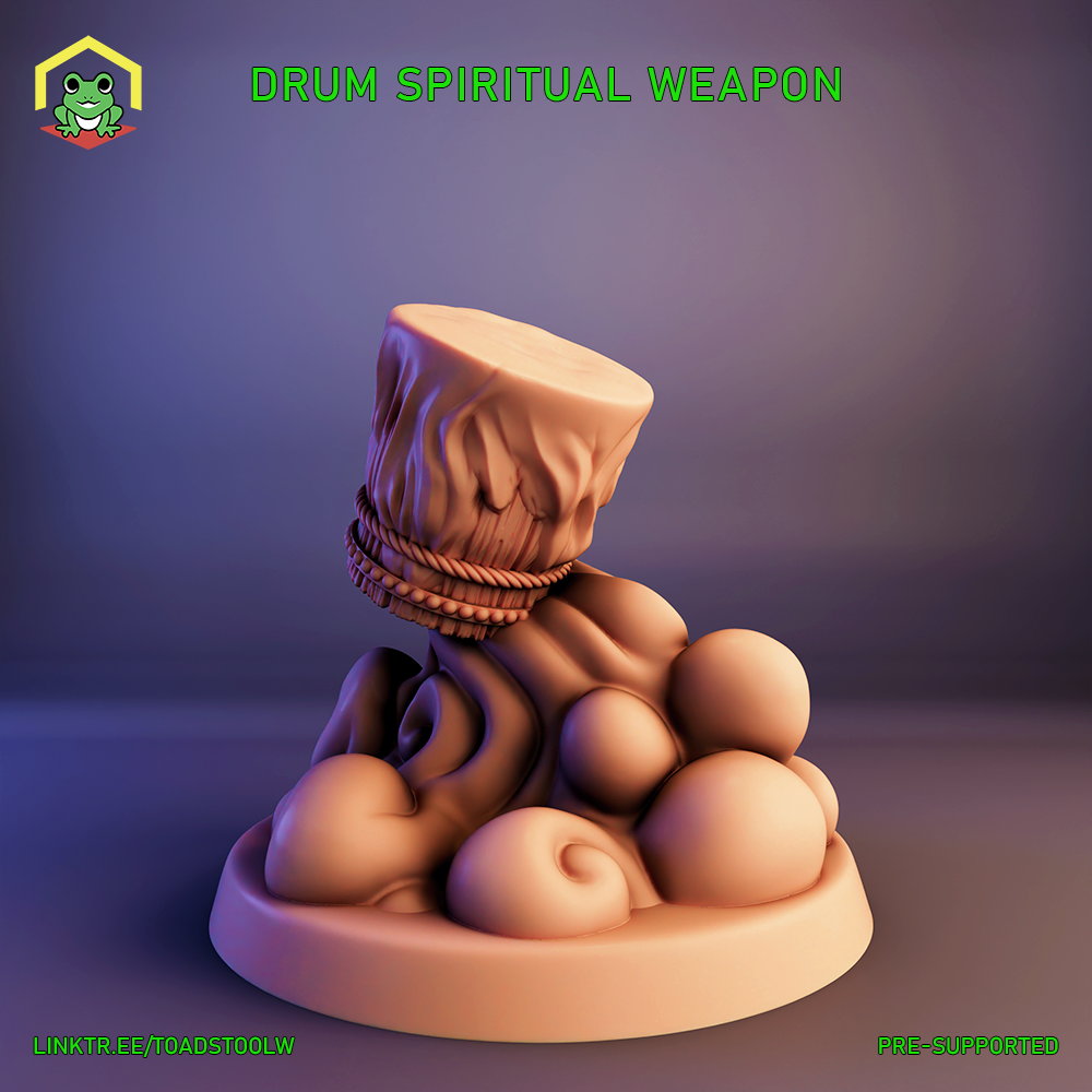 Drum Spiritual Weapon by The Toadstool Weaver