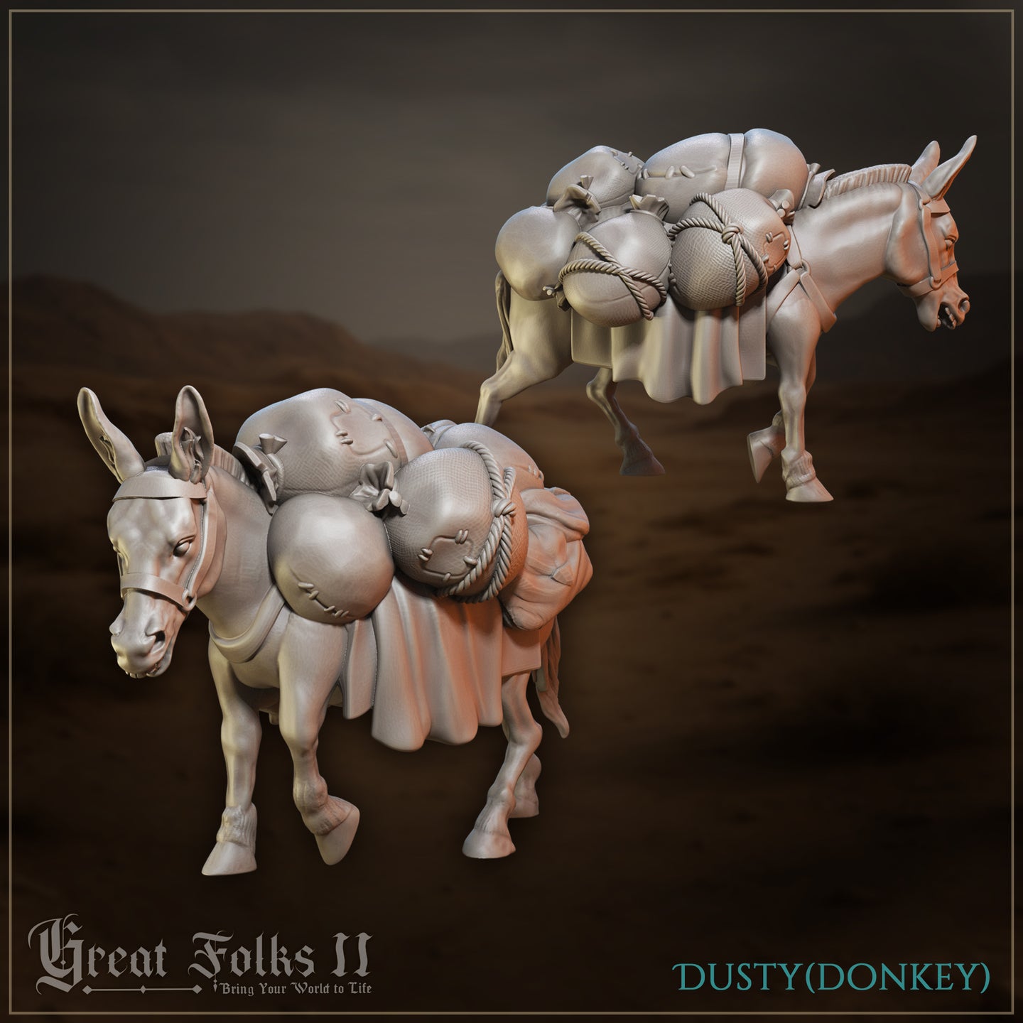 Donkey (Dusty) by Great Grimoire