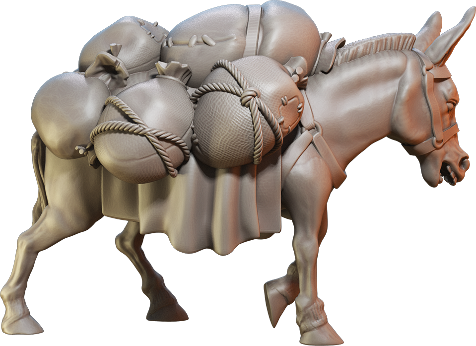 Donkey (Dusty) by Great Grimoire