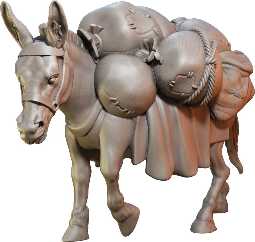 Donkey (Dusty) by Great Grimoire