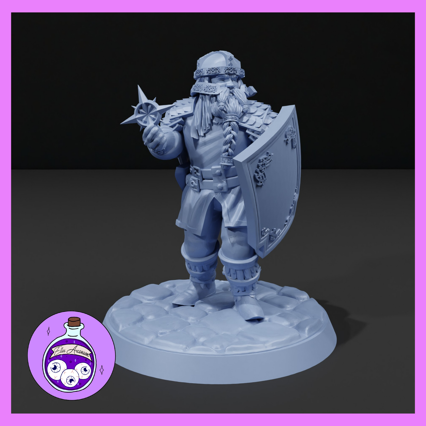 Dwarf Cleric by Ella's Arcanum Minis