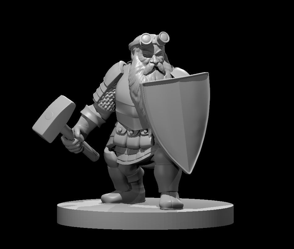 Dwarf Male Armourer Artificer by MZ4250