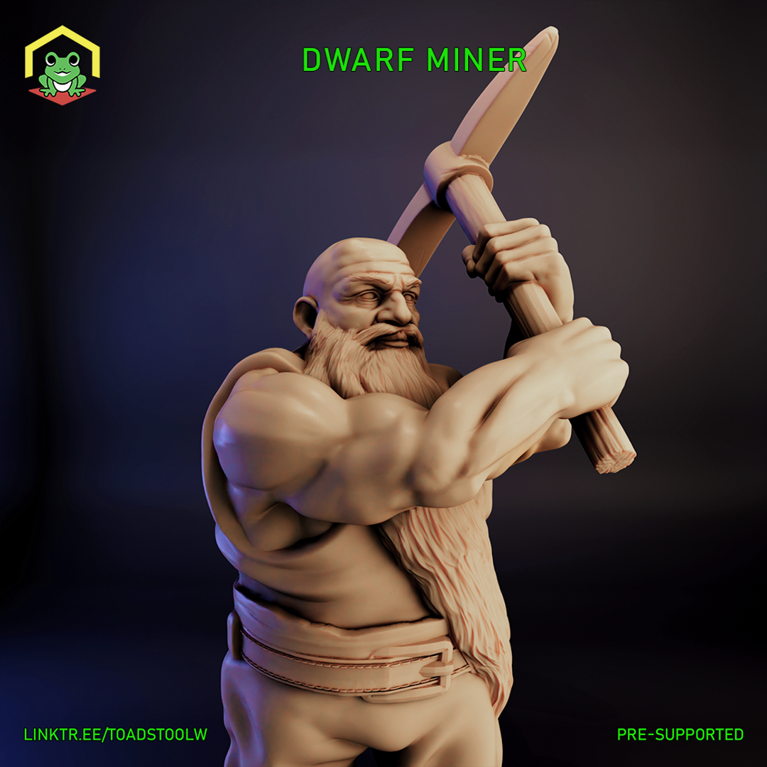 Dwarf Miner by The Toadstool Weaver