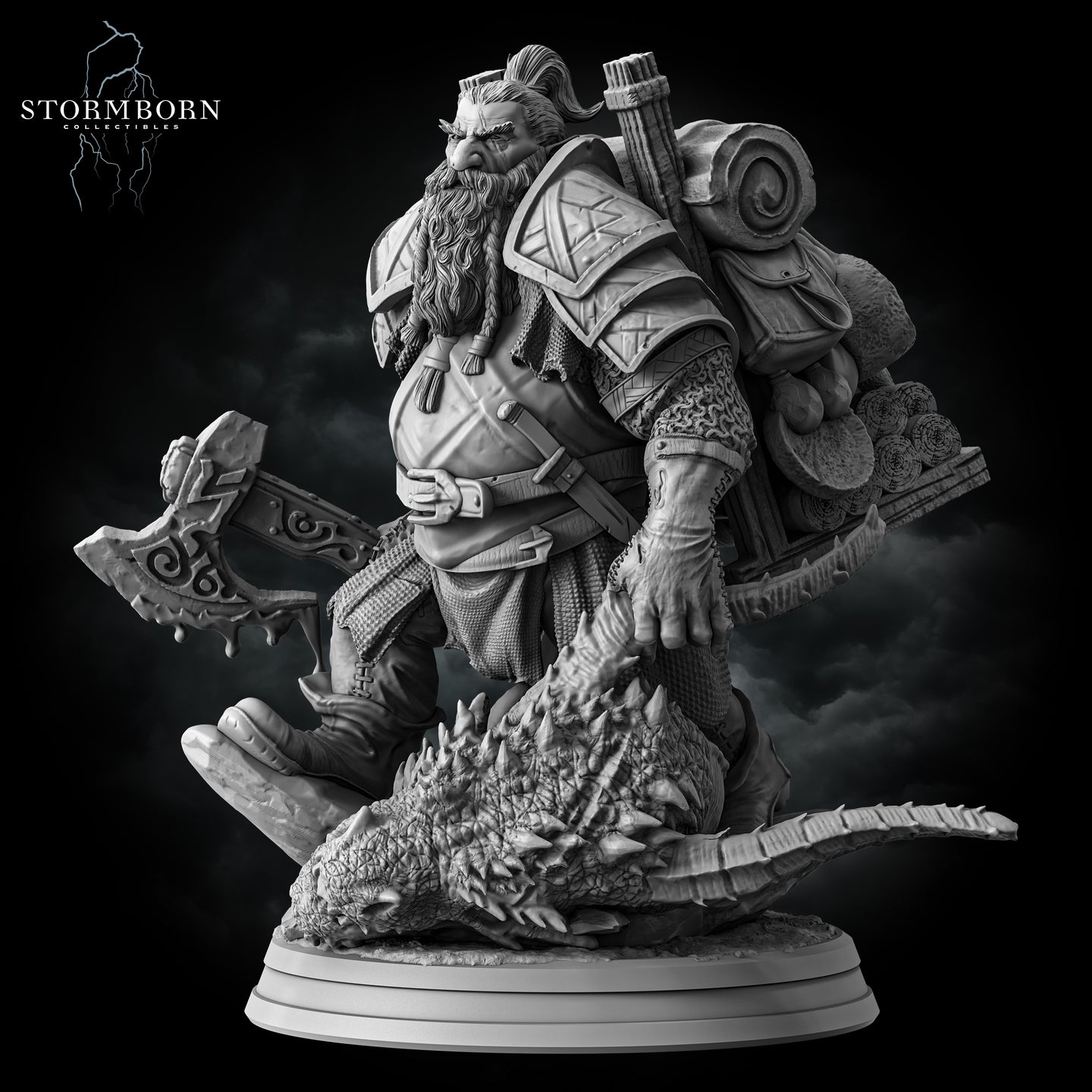 Dwarven Dragon Hunter by Stormborn Collectibles