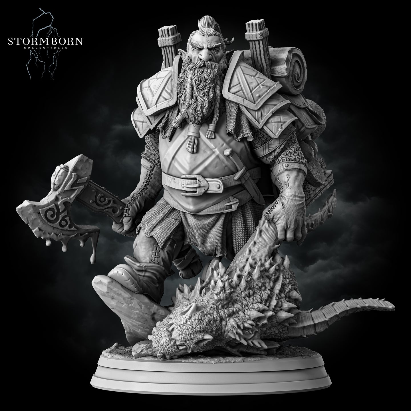 Dwarven Dragon Hunter by Stormborn Collectibles