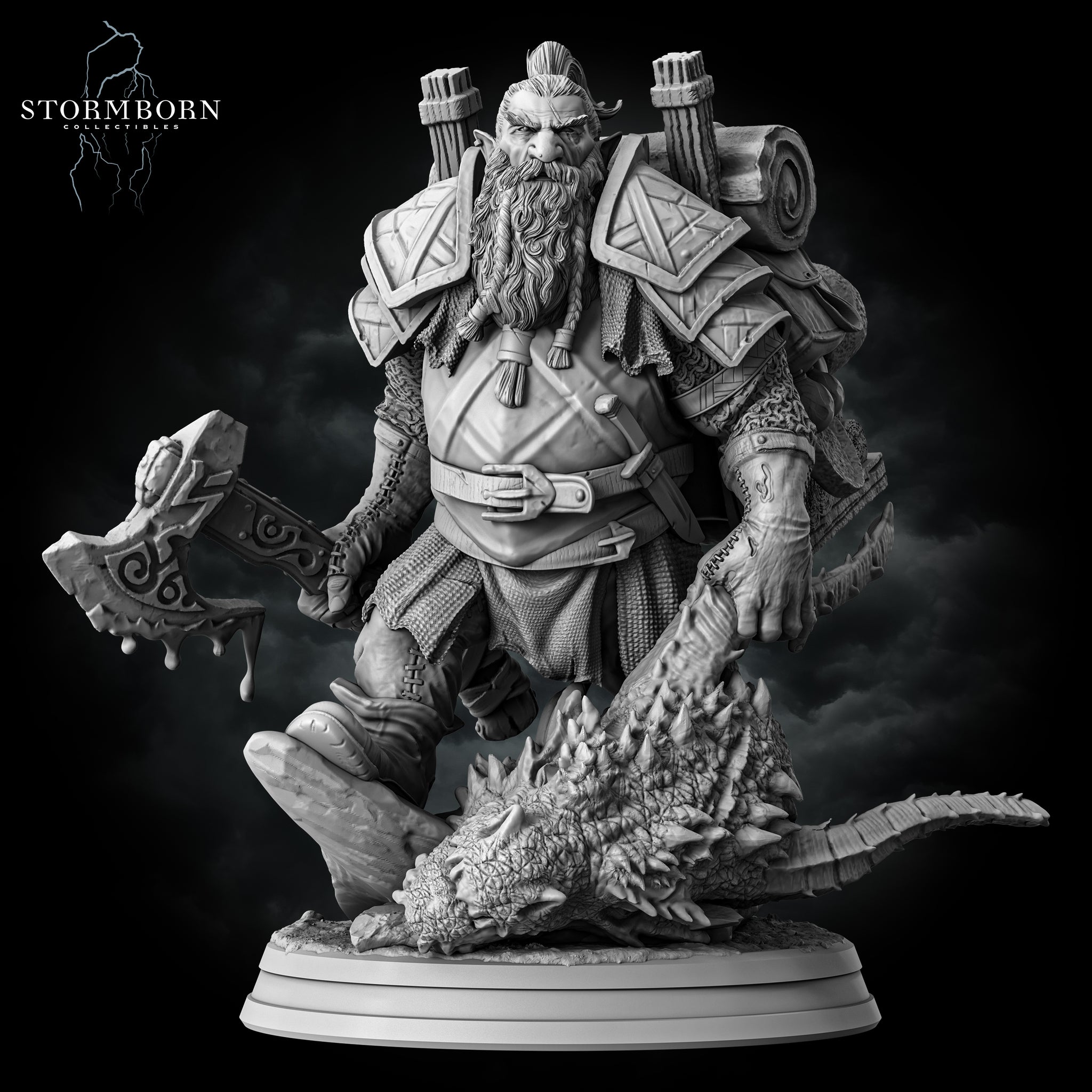 Dwarven Dragon Hunter by Stormborn Collectibles