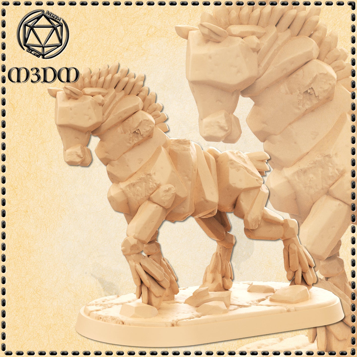 Earth Elemental Horse by Mia Kay M3DM