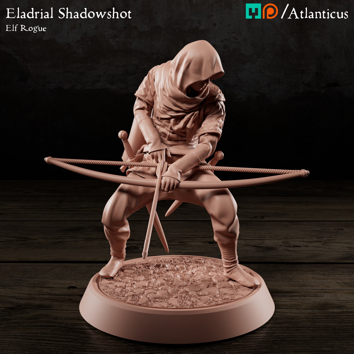 Eladrial Shadowshot w/Longbow by Atlanticus Arts