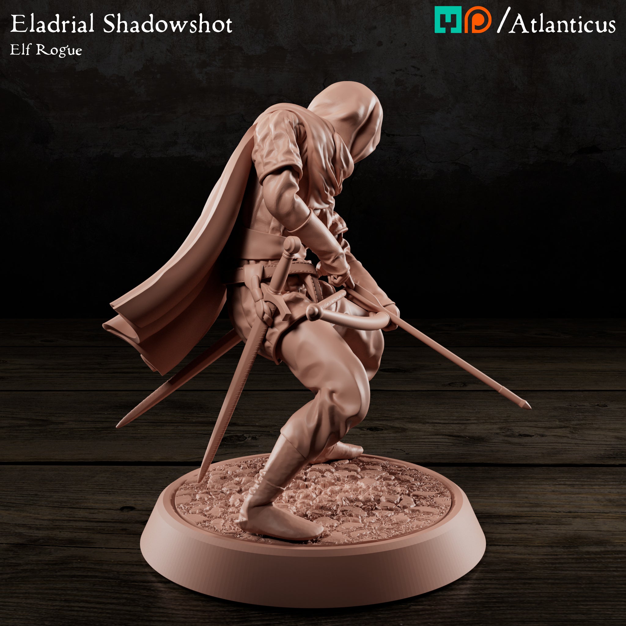 Eladrial Shadowshot w/Longbow by Atlanticus Arts