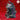 Front-facing digital render of an unpainted grey resin fire elemental miniature with a snarling wolf-like face and cascading flame tendrils erupting outward from its body, viewed from the front