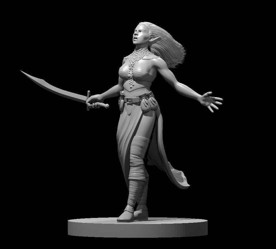 Elf Female Druid 5 by MZ4250