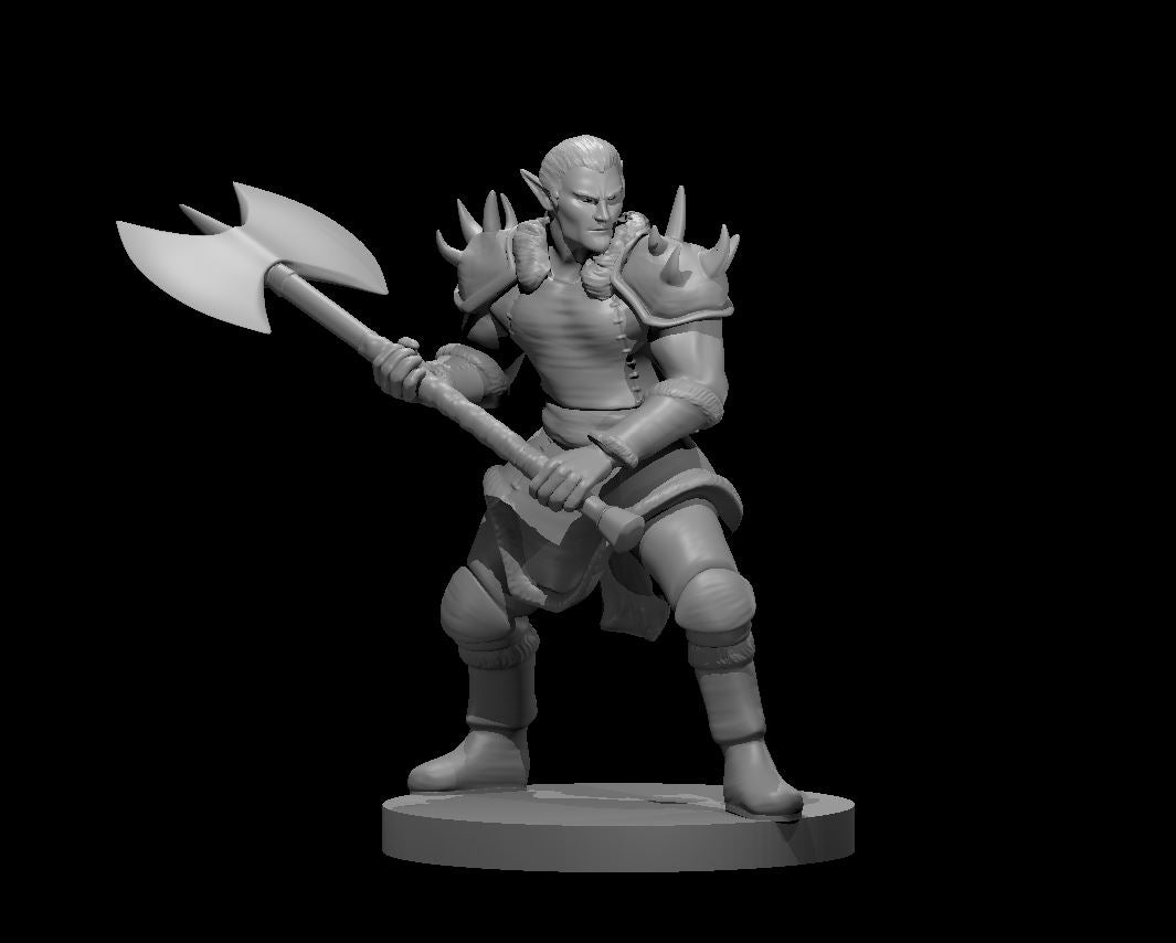 Elf Male Barbarian by MZ4250
