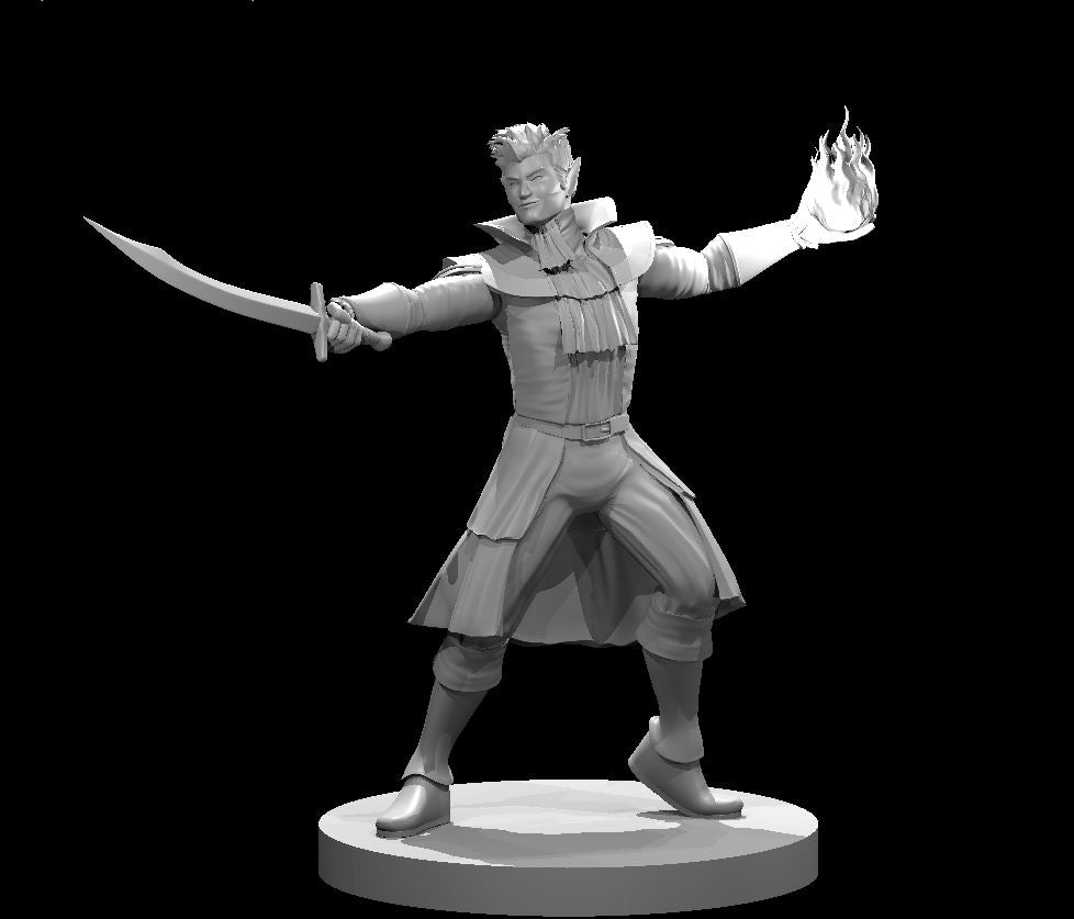 Elf Male Bladesinger by MZ4250
