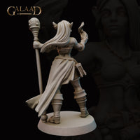 Female Elf Wizard 01 by Galaad Miniatures