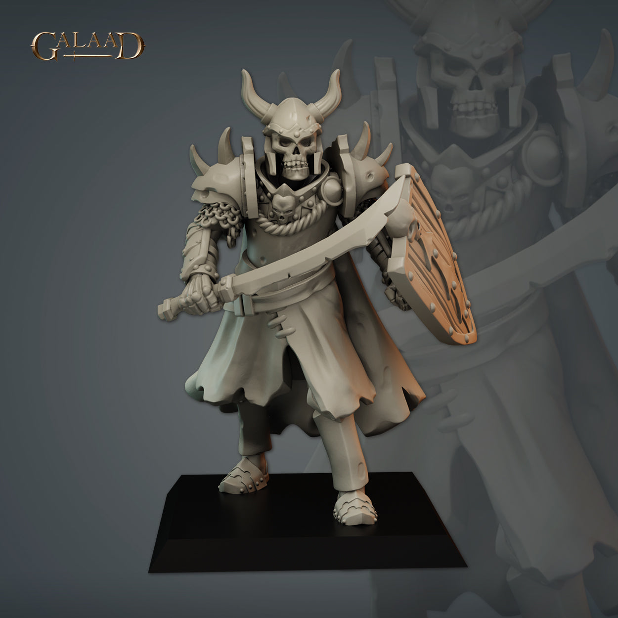 Elite Skeleton Warrior 02 by Galaad Miniatures
