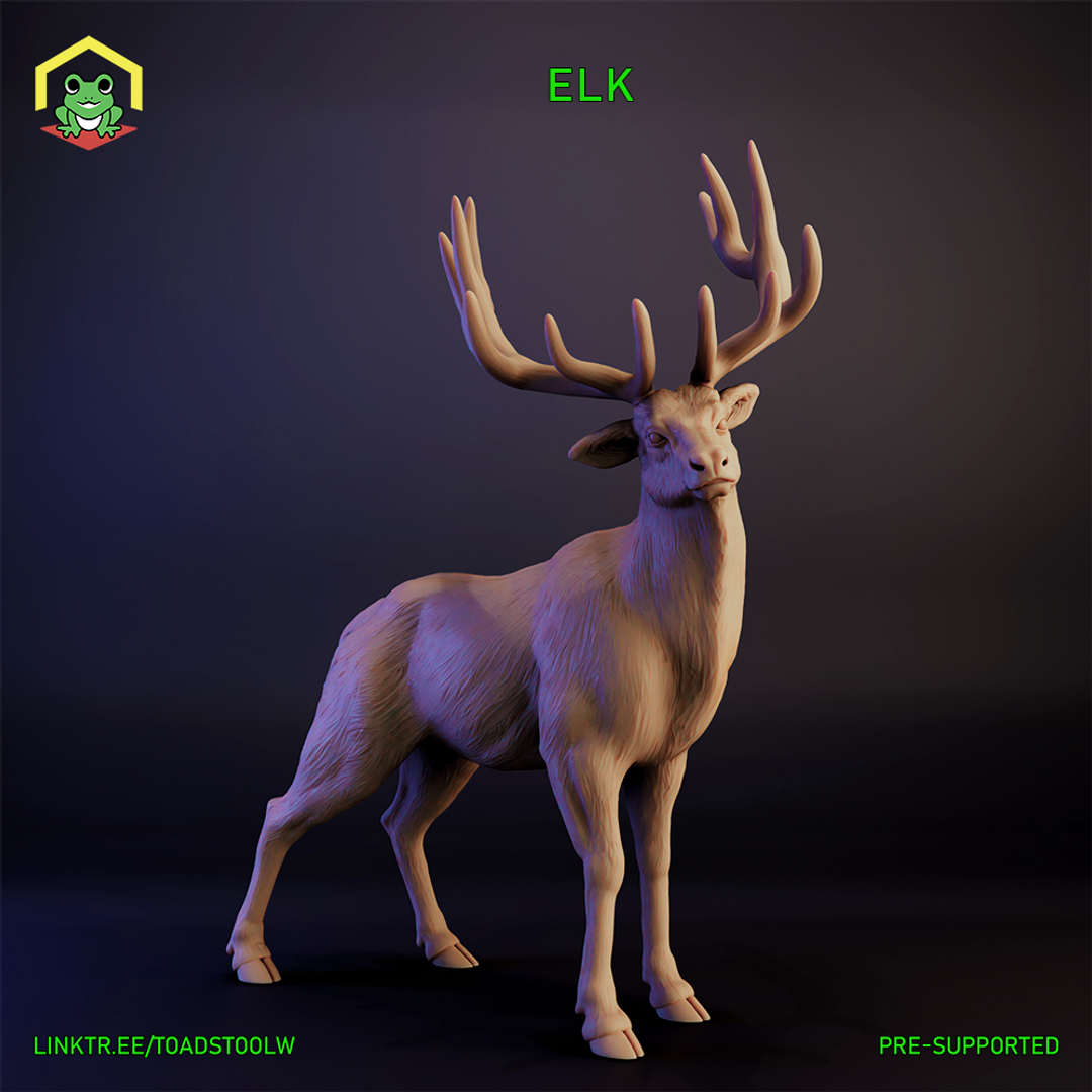 Elk / Stag 1 by The Toadstool Weaver