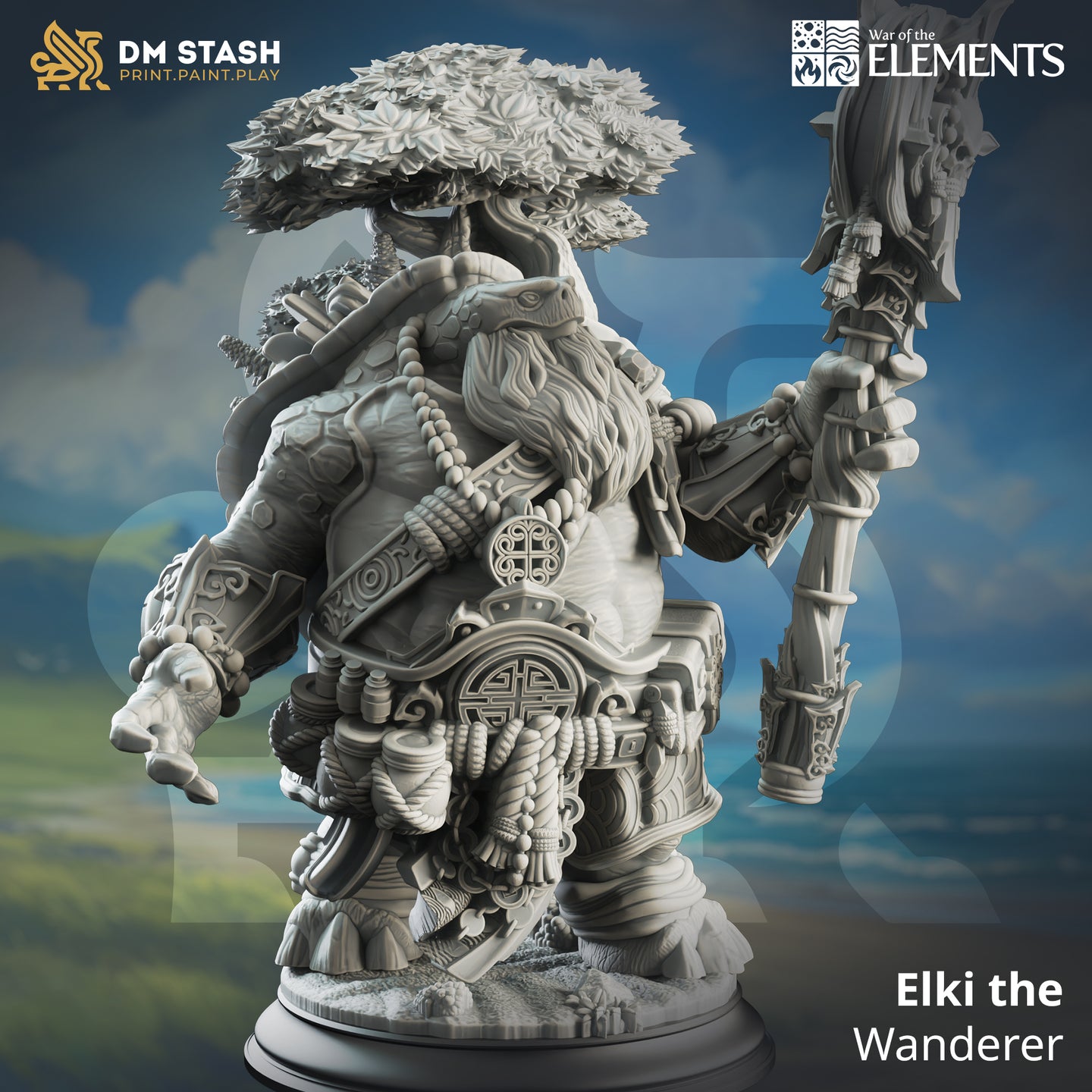 Tortle Druid (Elki the Wanderer) by DM Stash