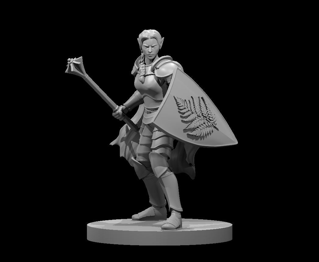 Elven Female Nature Cleric by MZ4250