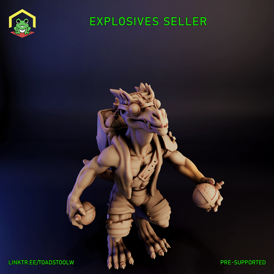 Kobold Explosives Seller by The Toadstool Weaver